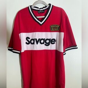 Savage Red Men's Jersey